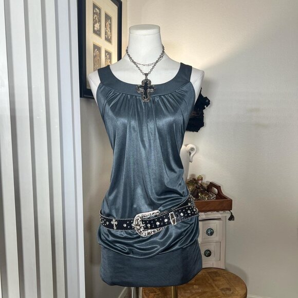 Y2k Rampage Silky Tunic - Picture 1 of 4